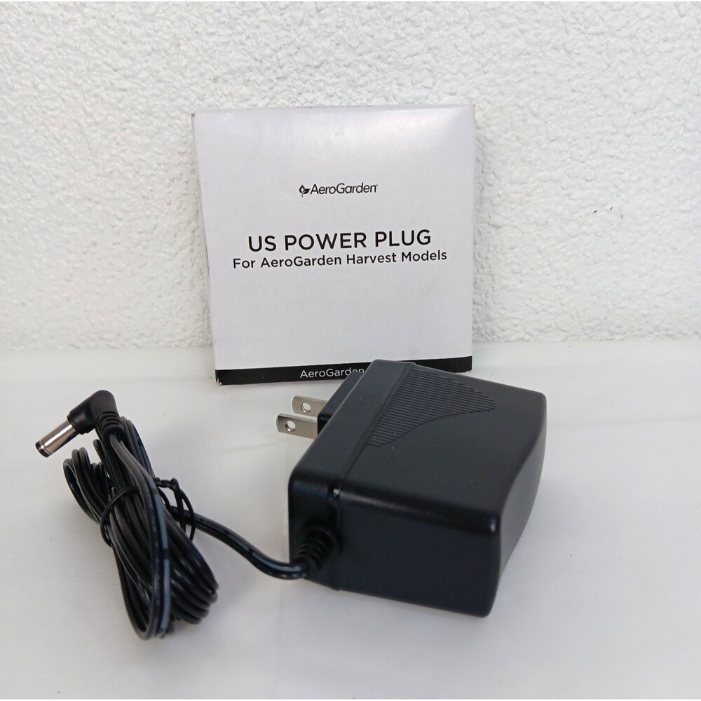 AeroGarden POWER SUPPLY PLUG CORD for Harvest Model - Replacement Part Untested